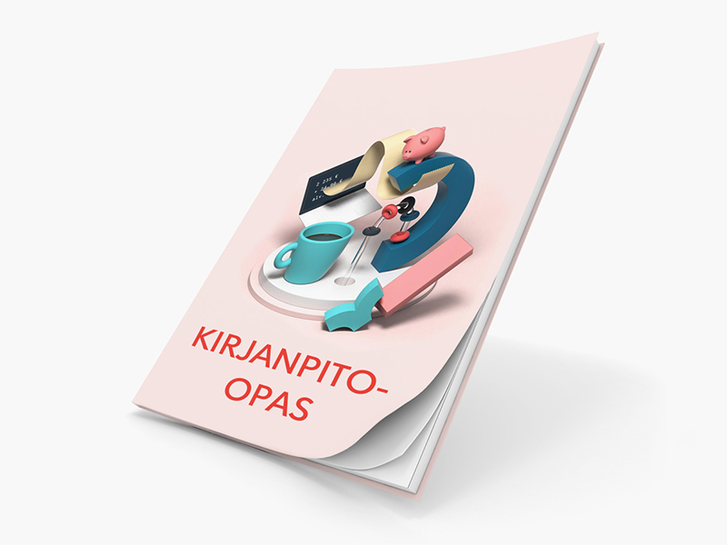 EmCen kirjanpito-oppaan kansikuva