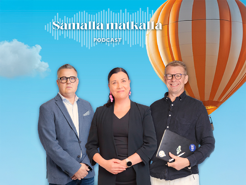 Administer Groupin Samalla matkalla -podcastin 4 jakson vieraat. 