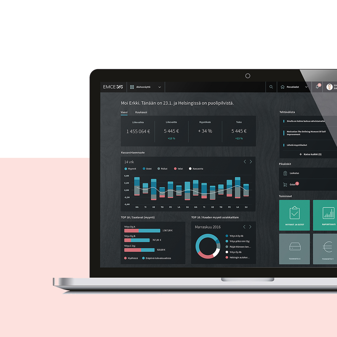 Esittelyssä: Toimittajan tilastot