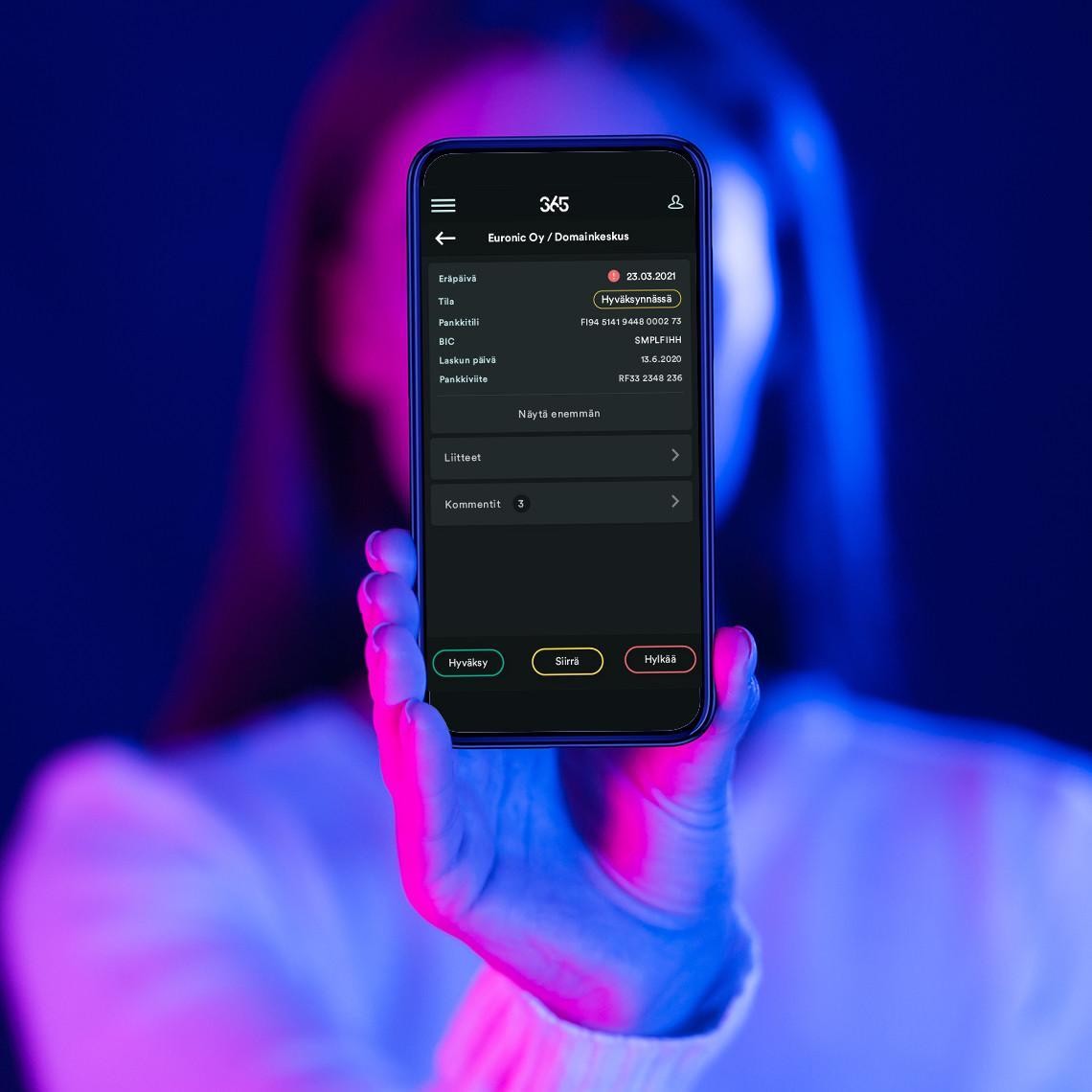 EmCe 365 App taloushallinnon ohjelmisto